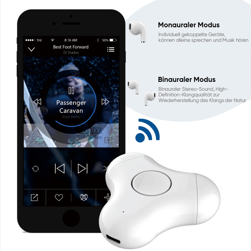 Bluetooth-Fingerspitzen-Gyroskop-Kopfhörer