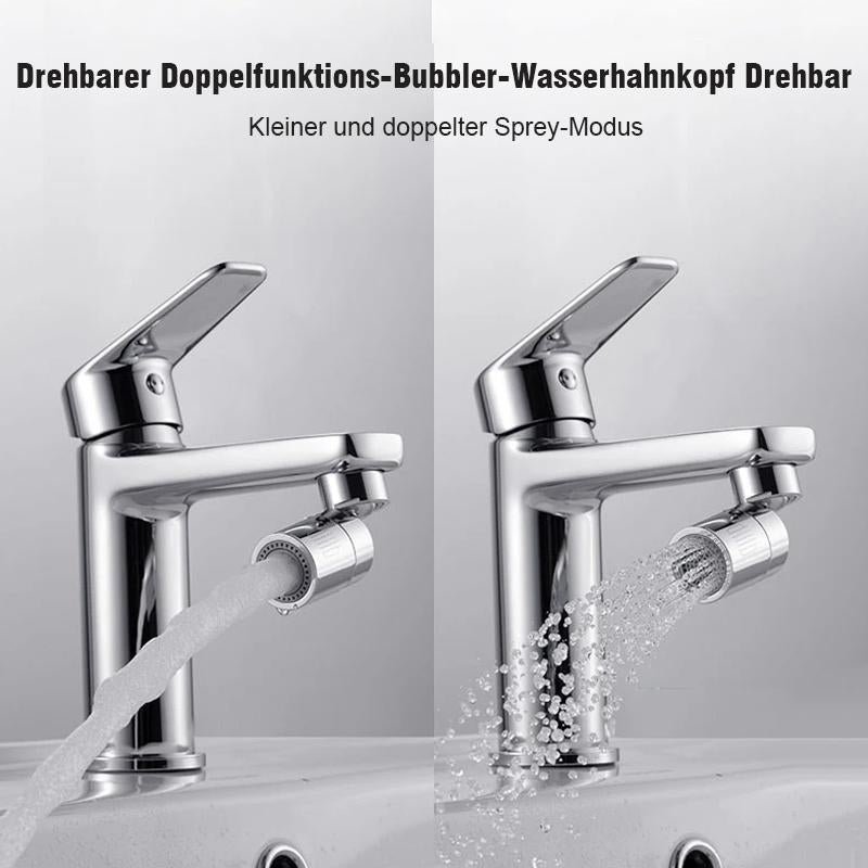 Drehbarer Doppelfunktions-Bubbler-Wasserhahnkopf