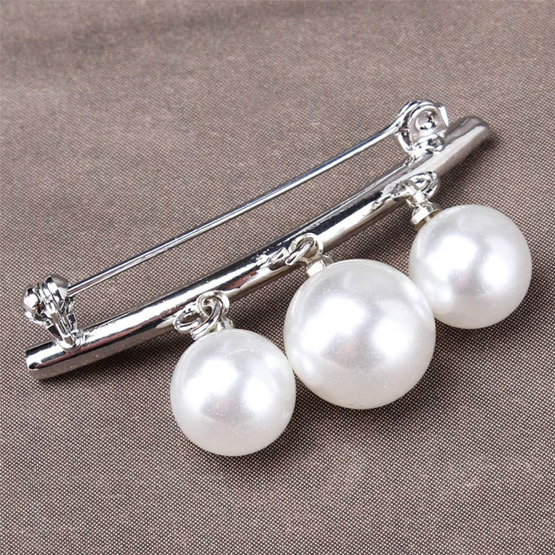 Exquisite und hochwertige Perlenbrosche
