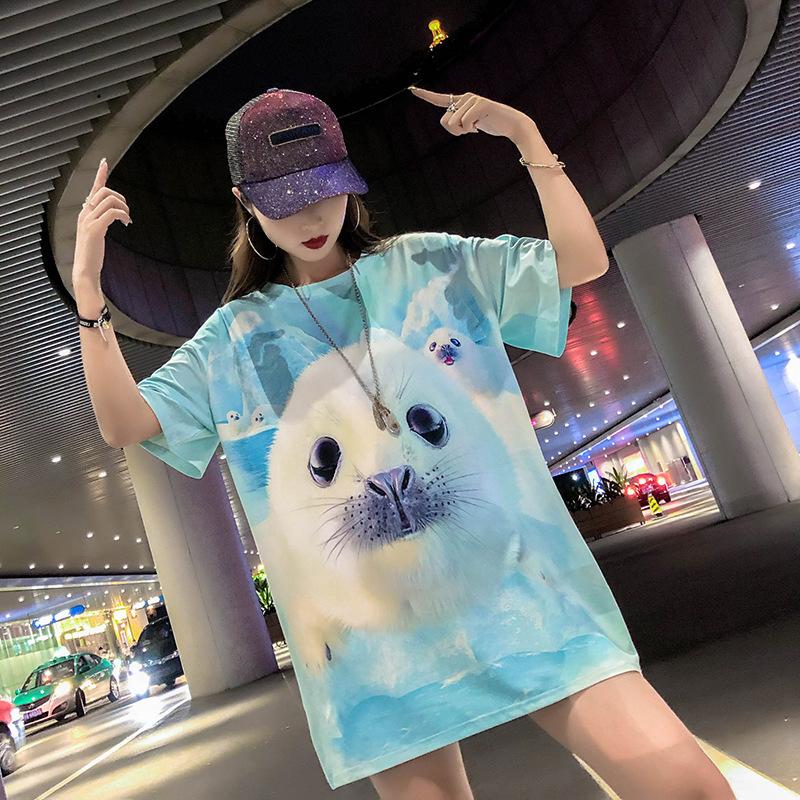 3D Tierdruck T-Shirt