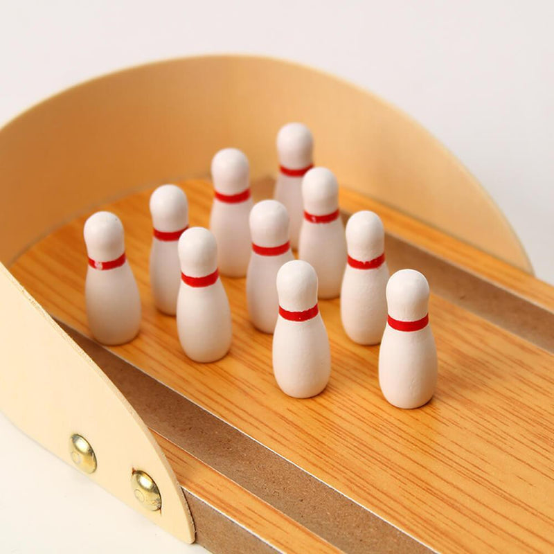 Zuhause Holz Mini Bowling Spiel Set