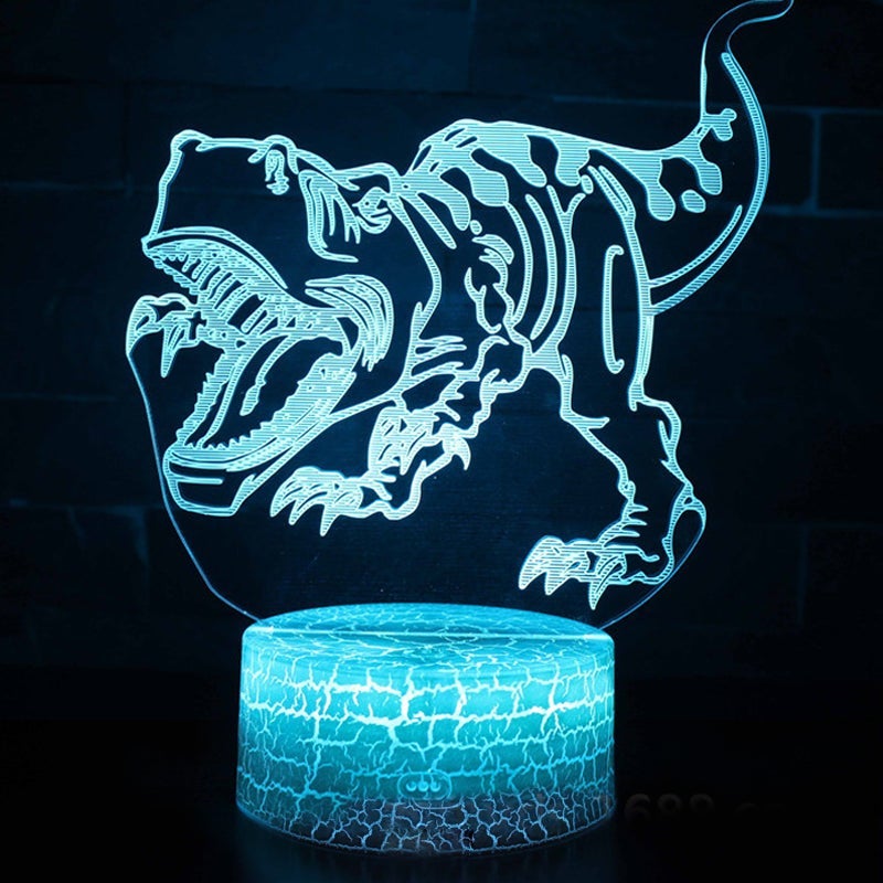 LED Dinosaurier Nachtlicht mit Fernbedienung