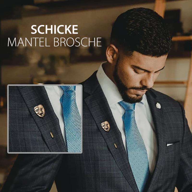 Schicke Mantel Brosche